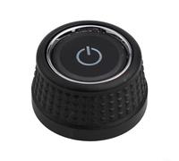 snowchecking Auto Car Radio Knob, Radio Knobs Replacement, Left, Black, Push Button, Rotary, Manual, For Golf 6, Skoda