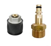 Snowchecking Brass Quick Connect Adapter For Karcher K2-K7 Pressure Washers High Pressure 220 Bar M22 14MM Fitting