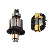 snowchecking Carbon Brush Holder and Armature Set for Hammer DCH243 DCH253 Drill,18V Motor Reliable Performance and Easy Installation