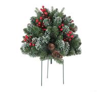 Snowchecking Christmas Ornaments Decorations Charming 45CM Semi-Circular Mushroom Trees For Festive Courtyard Entrance For Garden(3)