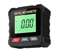 Snowchecking Digital Level Box And Angle Finder With Magnetic Base, Electronic Level Meter For Absolute And Relative Angle Measurement In Degrees And Slope Percentage