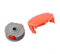 snowchecking Double Autofeed Spool and Line with Spool Cap Cover for Flymo String Trimmers Contour 500XT 700 Power Plus CTXT25 ET23DX
