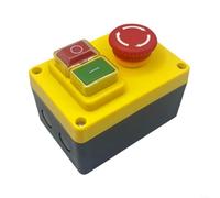 Snowchecking Electromagnetic Push Button Switch KJD17D 250V 16A With Stop, IP54 Protection For Industrial Power Tools And Machinery