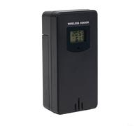 snowchecking For FanJu 3378 Weather Station Wireless Sensor For Outdoor Environmental Monitoring With 433.92MHz RF Communication And 60 Meter Reach(black)