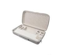 snowchecking Hard Travel Case for XGIMI MoGo 4 2025 Projector, Grey PU EVA Protective Carrying Bag with Custom Fit and Zippered Storage for Accessories