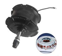 snowchecking High Torque 48V 1000W Brushless Fat Bike Rear Hub Motor for Electric Bicycle, Fits 6-9 Speed Screw-on Flywheel, 175mm or 190mm Frame, 36 Hole Spoke(175MM install wide)