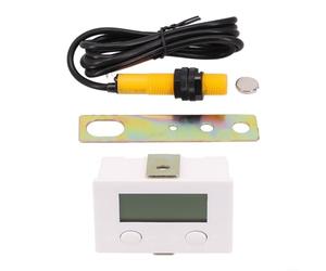 snowchecking Industrial Electronic Digital Counter With Magnetic Sensor Switch For Automatic Punch Counting for frequency 20Hz Range 0 To 99999(5 digital+plastic sensor+accessories)