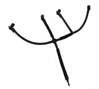 snowchecking Injector Leak-off Return Hose Pipe for Amarok for 2.0L 2011-2020 Fuel Line Replacement Part OEM 03L130235M Black Plastic Rubber