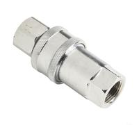 snowchecking M18x15 Female Thread Hydraulic Quick Connect Coupler Set Made Of Rust Proof Carbon Steel For Fast Connection In Industrial And Petroleum Tools
