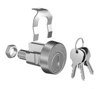 snowchecking Mailbox Lock, Zinc Alloy Lock, C9100 Replacement, Weatherproof Security for Outdoor Use, Quick 5-Minute Install, 5-Pin Tumbler Mechanism, Silver Finish,(C)