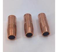 Snowchecking MIG MAG Conical Gas Nozzles 21-50 1/2 Inch Copper Welding Accessories For Lincoln For Magnum 100L Mini 3-Pack