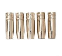 snowchecking MIG MB15 Conical Nozzle Shroud, Welding Nozzles 5Pcs Set Welding Welder Gas Push On Accessories For MB15 Torch 18Mm Outer Diameter