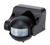 snowchecking Motion Detectors PIR Sensor,Outdoor Wall Mounted Infrared Motion Sensor,Adjustable Swivelling Anthracite for Door Corridor Elevator Balcony Bathroom,Reliable and Long-lasting Use(Black)