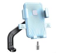 snowchecking Motorcycle Phone Holder with Strong Grip for Enhanced Driving Experience (Car (Rearview Blue)