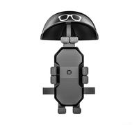 snowchecking Motorcycle Phone Mount With Rain Cover Handlebar Mobile Holder With Sun Shade Protection For Bike Fit(B)