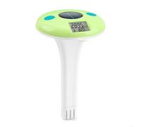 Snowchecking Pool Thermometer Solar Powered Digital Swimming Pool Thermometer Floating Temperature Monitor With LCD Display IPX7 Waterproof