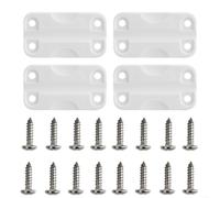 Snowchecking Replacement Cooler Hinges Set For Igloo Outdoor Ice Chests Fits 50-165 QT Includes Stand Wear And Tear Plastic Hinges And Stainless Steel Screws For Quick Installation(4pcs)