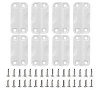 Snowchecking Replacement Cooler Hinges Set For Igloo Outdoor Ice Chests Fits 50-165 QT Includes Stand Wear And Tear Plastic Hinges And Stainless Steel Screws For Quick Installation(8pcs)