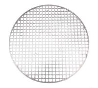 Snowchecking Round Grill Grate, Multi Purpose Stainless Steel Round Barbecue Grill Mat Cooking Net For BBQ Baking Steaming 18-30cm(26cm)