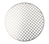 Snowchecking Round Grill Grate, Multi Purpose Stainless Steel Round Barbecue Grill Mat Cooking Net For BBQ Baking Steaming 18-30cm(22cm)