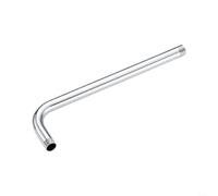 snowchecking Shower Arm Extension, Stainless Steel Holder, Top Spray Fixing Rod, Rainfall Experience, Flexible Installation, 43cm Length, Chrome Finish, Easy Assembly