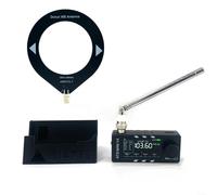 Snowchecking Si4732 V4 Full Band for DSP Radio Receiver,with ESP32-S3, 19 Inch IPS Screen, Hi-Z Circuit, AM FM SW LSB USB, 800mAh, Black(ABS-support)
