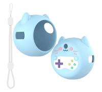Snowchecking Silicone Case For Tamagotchi Paradise Electronic Pet With Anti-Fall Protection And Carrying Strap,Suitable for Punirunes silicone protective cover pet machine cat protective cover