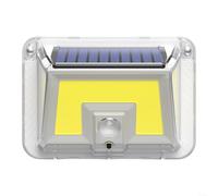Snowchecking Solar Outdoor Wall Light,with Motion Sensor, IP65 Waterproof LED Garden Lantern, Auto Dusk to Dawn Security Lighting,for Yard Patio(B)