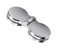 Snowchecking Stand Wear And Tear Zinc Alloy Frameless Glass Door Hinge With 180° Rotation Modern Style For Residential Or Commercial Use(B)