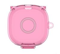 snowchecking Waterproof Protective Cover for SHOKZ For OpenFit2 T920 Headset Design for Daily Use (Transparent Pink)