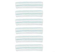 snowchecking Window Cleaner Fleece Fibre Cleaning Pad Replacement,for Leifheit Cover Window Washer M Replacement Bathwall Glass Squeegee Washer Replacement Pad 51164(6 PACK)