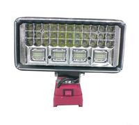 Snowchecking Work Light 57 LED For Einhell 18V Li-Ion Battery Flashlight Job Site Lighting Outdoor Torch Spotlight ABS