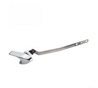 snowchecking Worldwide Left-Side Toilet Handle Replacement Kit - Polished Chrome Flush Lever for Toilet Tank, Stainless Steel, 8"L x 3"W