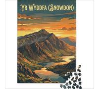 Snowdon Adults 1000 Pieces Puzzle | meaningful gift for mum to enjoy a peaceful relaxing afternoon with a cup of tea and some quiet time50x75cm