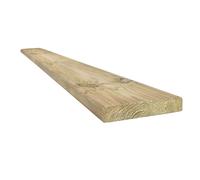Snowdon Timber Extra-Wide Reject Treated Decking Board 8 Pack (L) 2.4m (W) 145mm (T) 27mm - 145mm - 27x145x2400mm - 2400mm