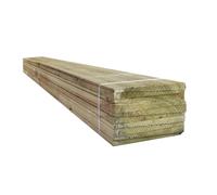 Snowdon Timber Garden Feather Edge Fence Board Treated (L) 2.4m (W) 125mm (T) 11mm 10 PK
