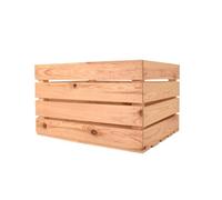 Snowdon Timber Natural Wooden Storage Crate (H) 30Cm (W) 40Cm (L) 50Cm
