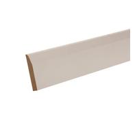 Snowdon Timber, Primed MDF Chamfered Skirting Board, 4 Pack, (L) 2.4m (W) 94mm (T) 14.5mm, Home and Interior Trims