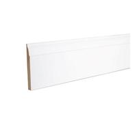 Snowdon Timber Primed Mdf Ovolo Skirting Board (T) 14.5mm (W) 144mm (L) 2.4M - Pack Of 2
