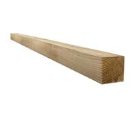 Snowdon Timber Treated 3x3" Fence Post | 75 x 75 x 1800mm | Pack of 10 |Pressure Treated Timber for Garden Fencing