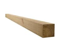 Snowdon Timber Treated 3x3" Fence Post (W) 75mm (H) 1.5m- Pack of 10