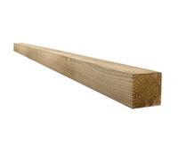 Snowdon Timber Treated 3X3" Fence Post (W) 75mm (H) 1.8M - Pack Of 8