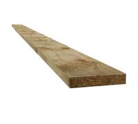 Snowdon Timber Treated 4X1" Fence Board (T) 22mm (W) 100mm (L) 1.8M - Pack Of 20