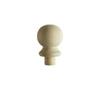 Snowdon Timber Treated Ball Fence Post Cap (W) 75mm - 2 Pack