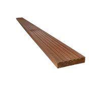 Snowdon Timber Treated Brown Dual Sided Decking Board (T) 24mm (W) 120mm (L) 1.8M - Pack Of 15
