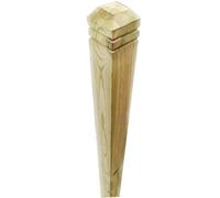 Snowdon Timber Treated Chamfered Decking Newel Post (H) 1.25m (W) 82mm