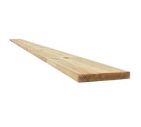 Snowdon Timber Treated Decking Board (T) 27mm (W) 145mm (L) 2.4m - Pack of 8
