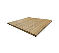 Snowdon Timber Treated Premium Decking Kit | 123mm x 2.4m x 2.4m | Pressure Treated Timber for Garden Decking Projects