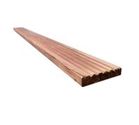 Snowdon Timber Treated Reject Brown Dual Sided Decking Board (T) 24mm (W) 120mm (L) 1.8M - Pack Of 15