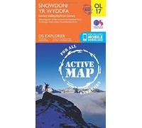 Ordnance Survey Explorer Active Map OL17 Snowdon/Yr Wyddfa And Conwy V